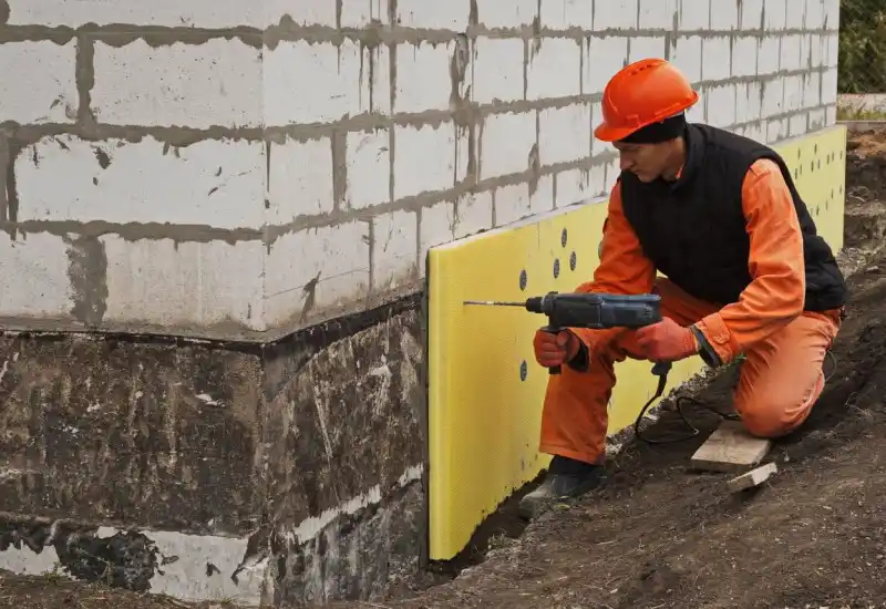 Технология устройства теплоизоляции фундаментов